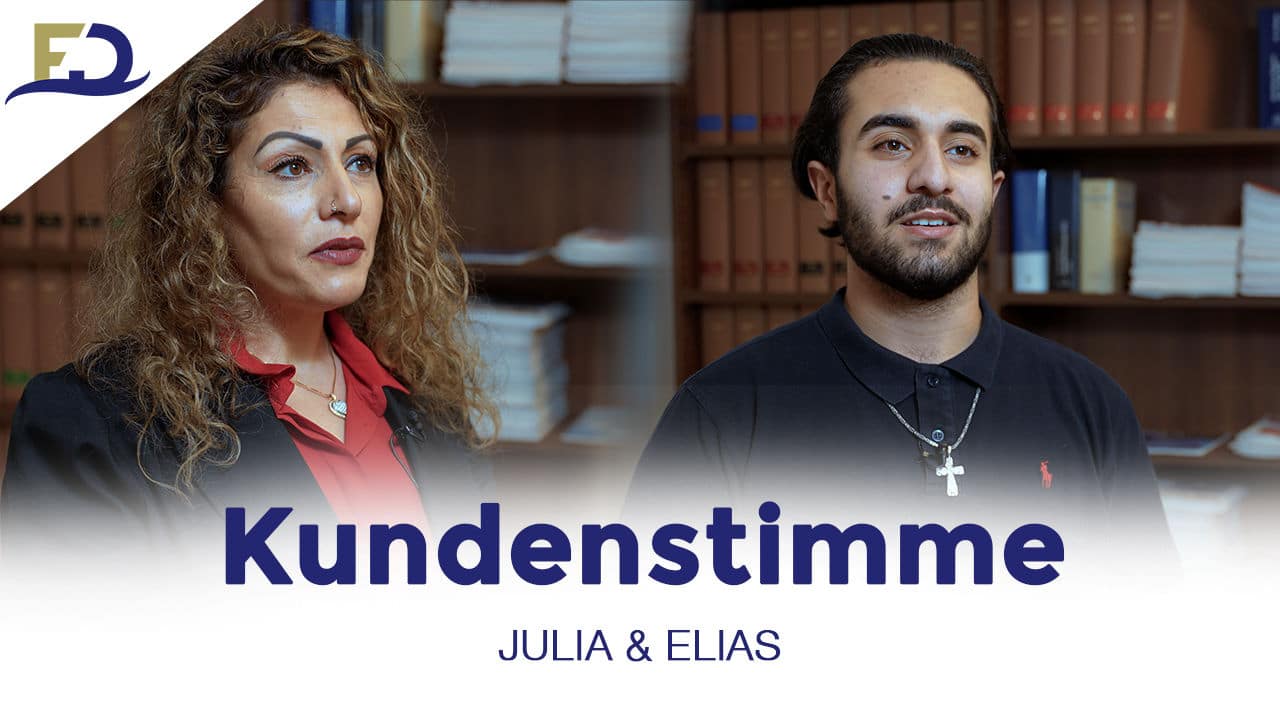 Mandantenstimme Julia und Elias - Youtube Video Fenderl & Dietrich