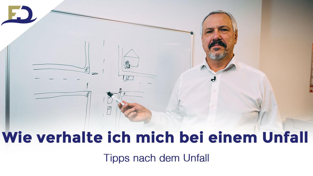 Wie verhalte ich mich nach einem Unfall? Tipps nach Unfall - Youtube Video Fenderl & Dietrich